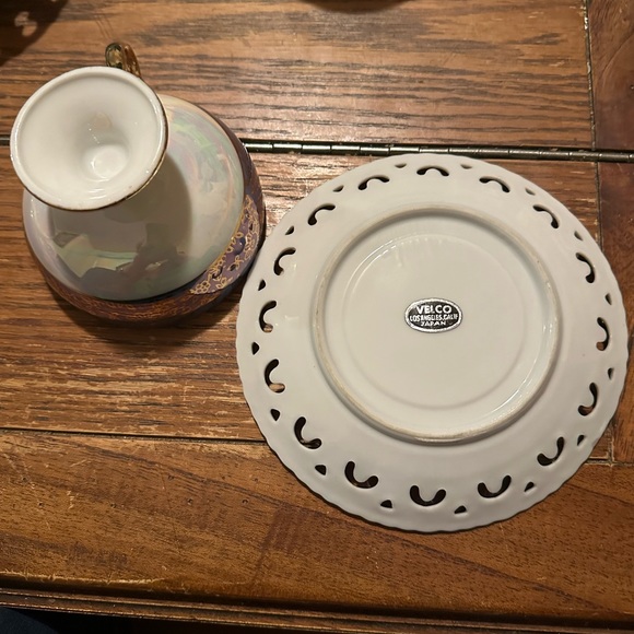 Vintage Tea and Saucer set Velco Los Angeles made in Japan - Picture 7 of 7